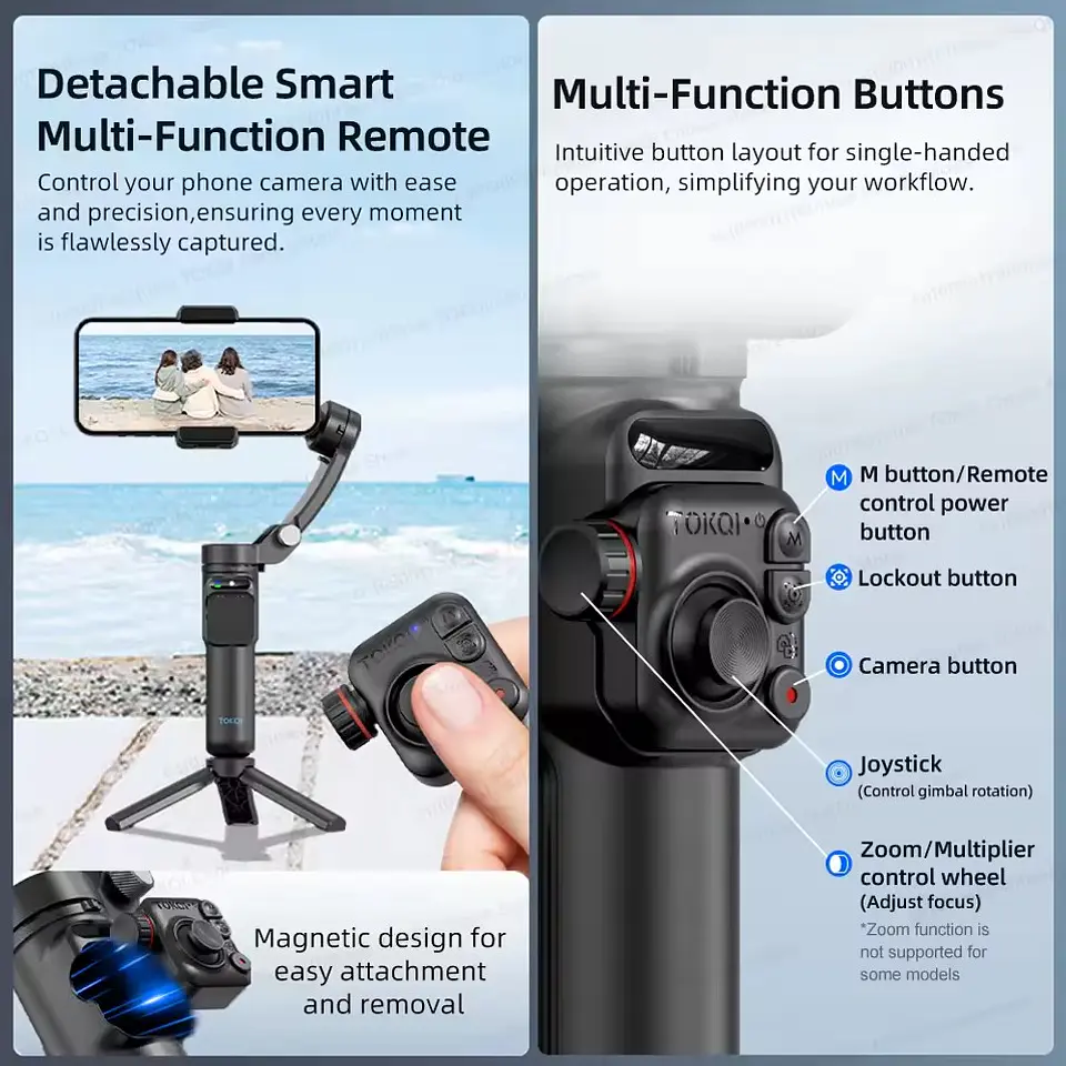 Estabilizador Para Celular TOKQI-M02 iOS y Android 3