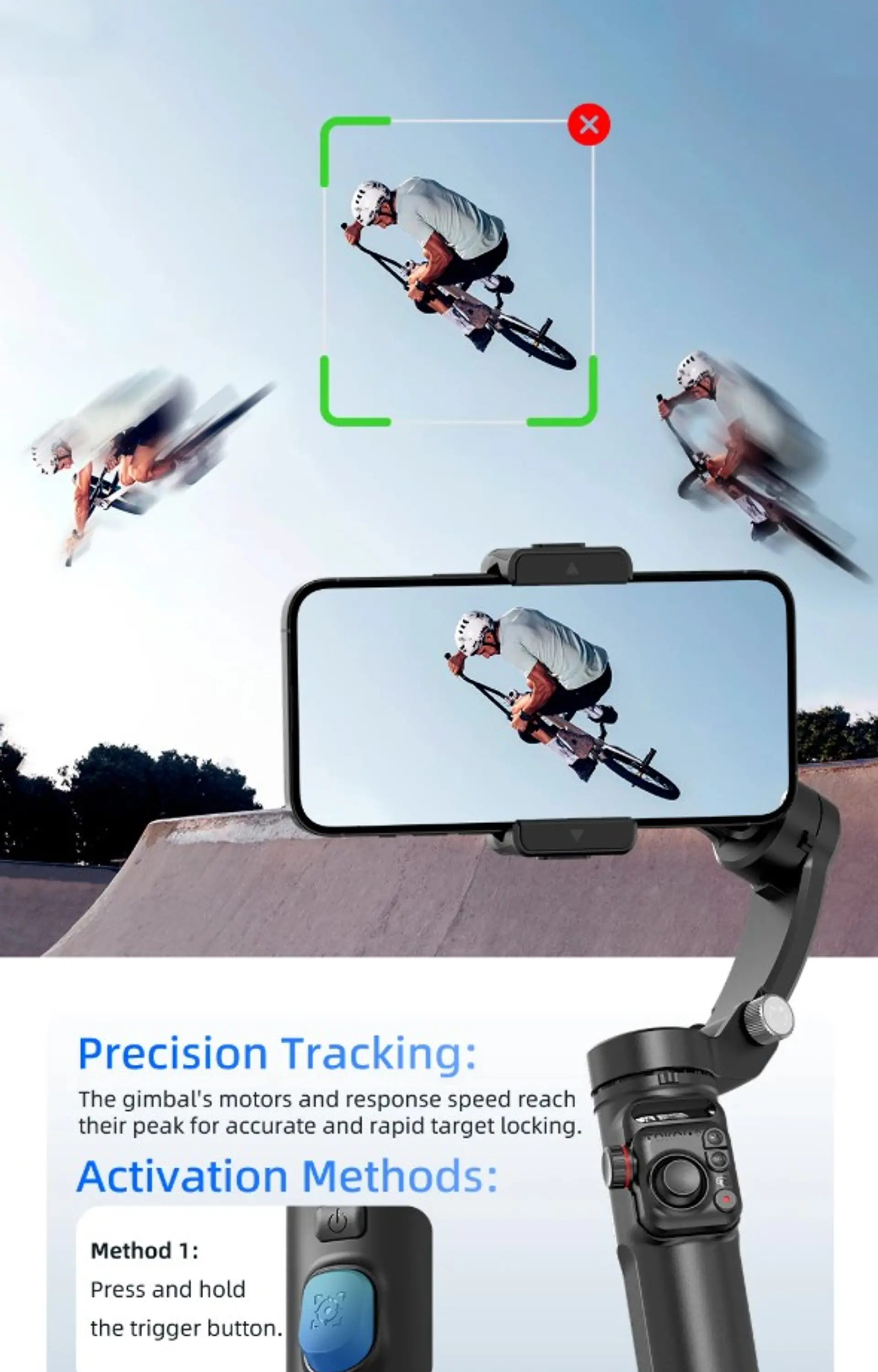  Estabilizador Para Celular TOKQI-M02 iOS y Android 7