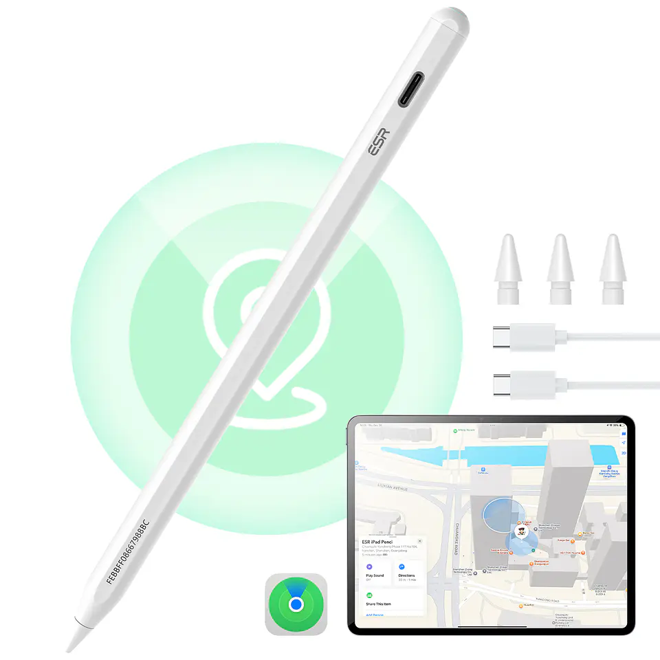  Pencil ESR Geo Digital Para iPad con Find My 10
