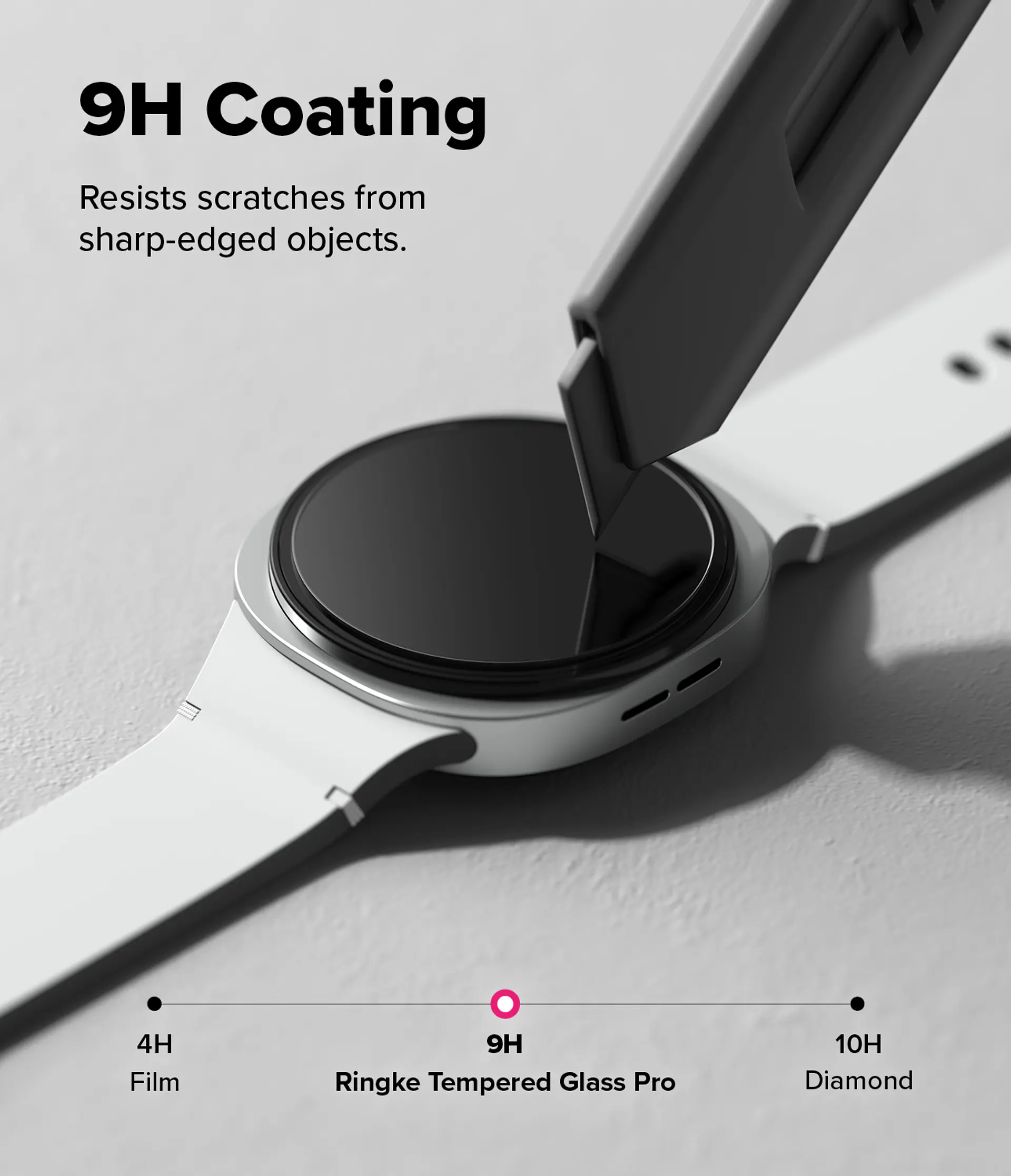 Lamina Vidrio Ringke Para Galaxy Watch 9 / 8 - 40 / 44mm 2 Pack 5
