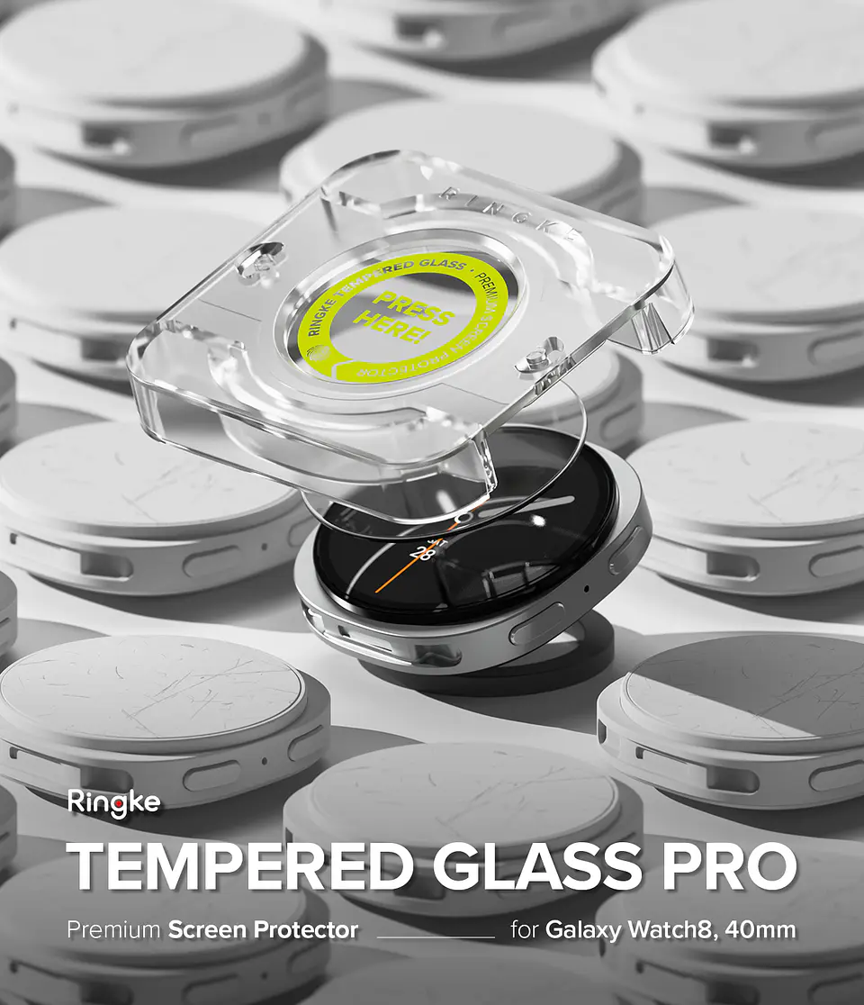 Lamina Vidrio Ringke Para Galaxy Watch 9 / 8 - 40 / 44mm 2 Pack 2
