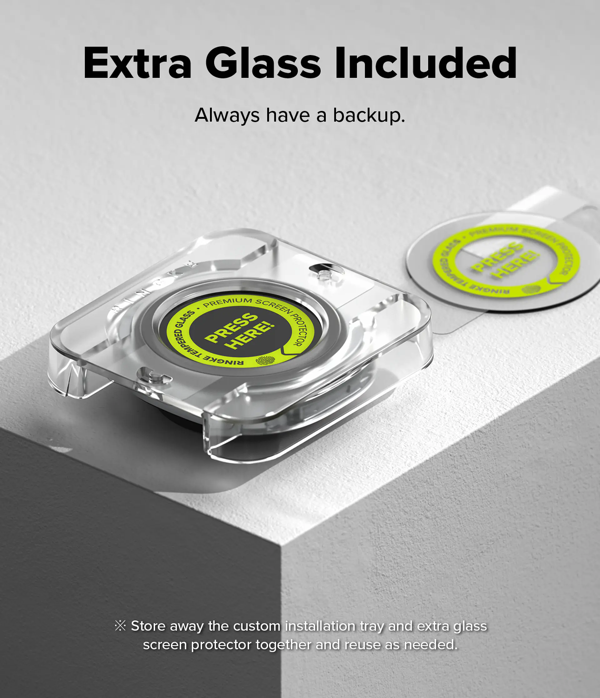 Lamina Vidrio Ringke Para Galaxy Watch 9 / 8 - 40 / 44mm 2 Pack 6