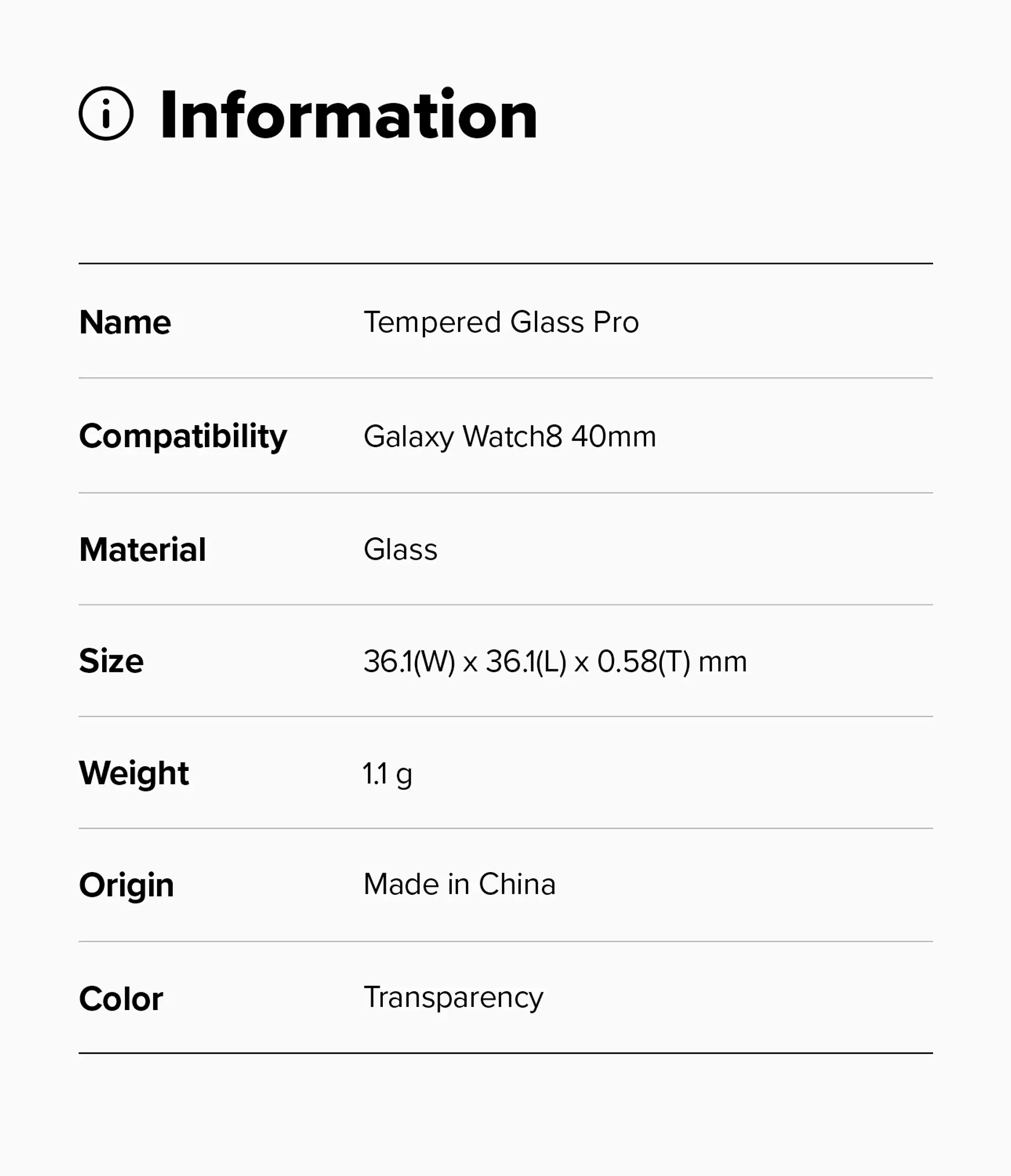 Lamina Vidrio Ringke Para Galaxy Watch 9 / 8 - 40 / 44mm 2 Pack 9