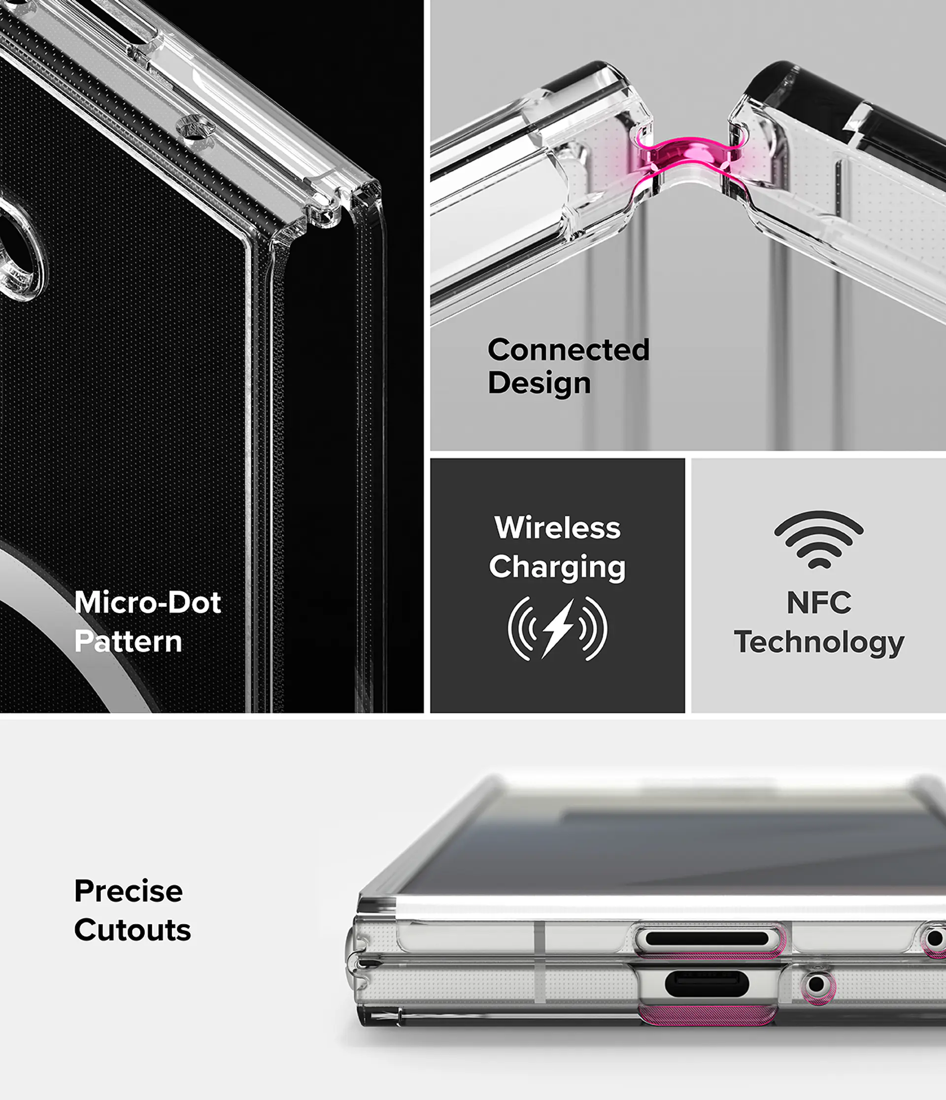 Carcasa Ringke Para Galaxy Z Fold 7 Fusion Magnetic 8