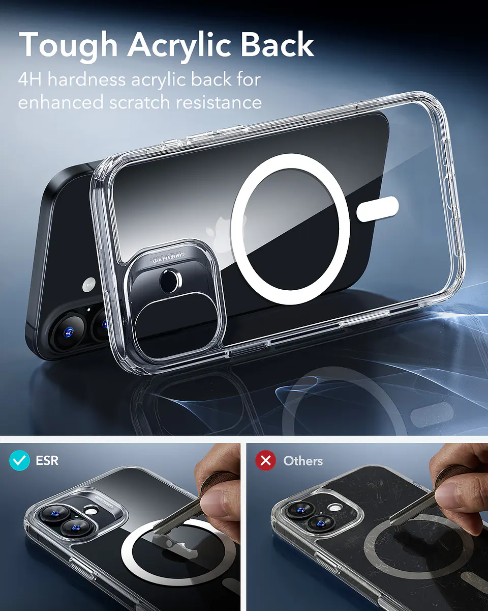 Carcasa ESR Para iPhone 17 / Air / Pro / Pro Max Classic Hybrid (HaloLock) 4