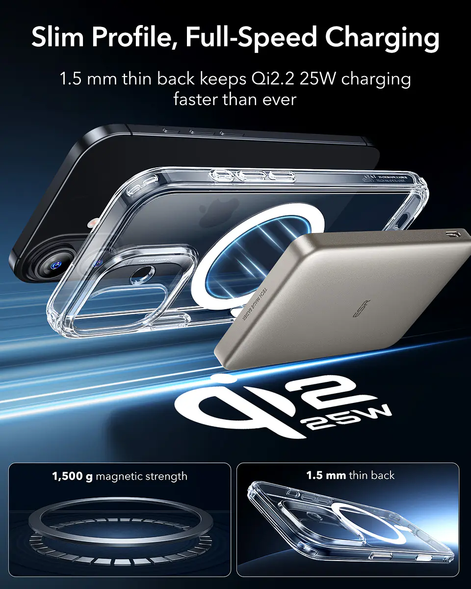 Carcasa ESR Para iPhone 17 / Air / Pro / Pro Max Classic Hybrid (HaloLock) 7