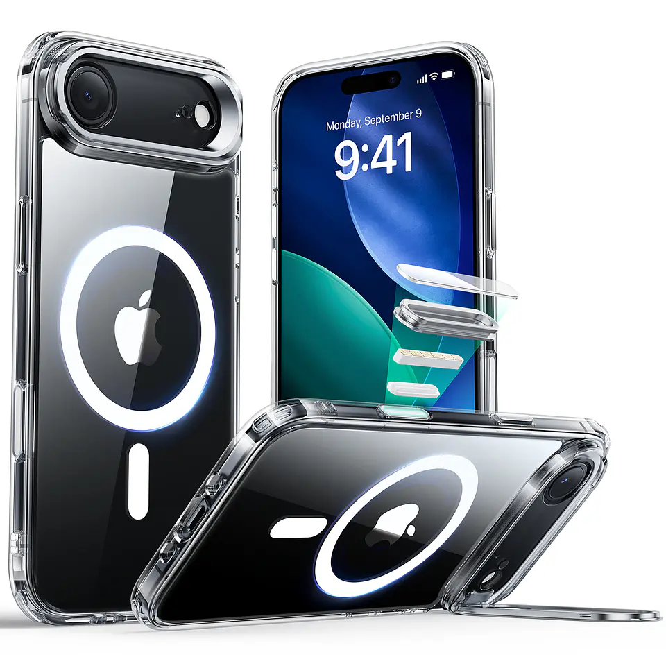 Carcasa ESR Para iPhone 17 / Air / Pro / Max Hybrid Stash Stand 3