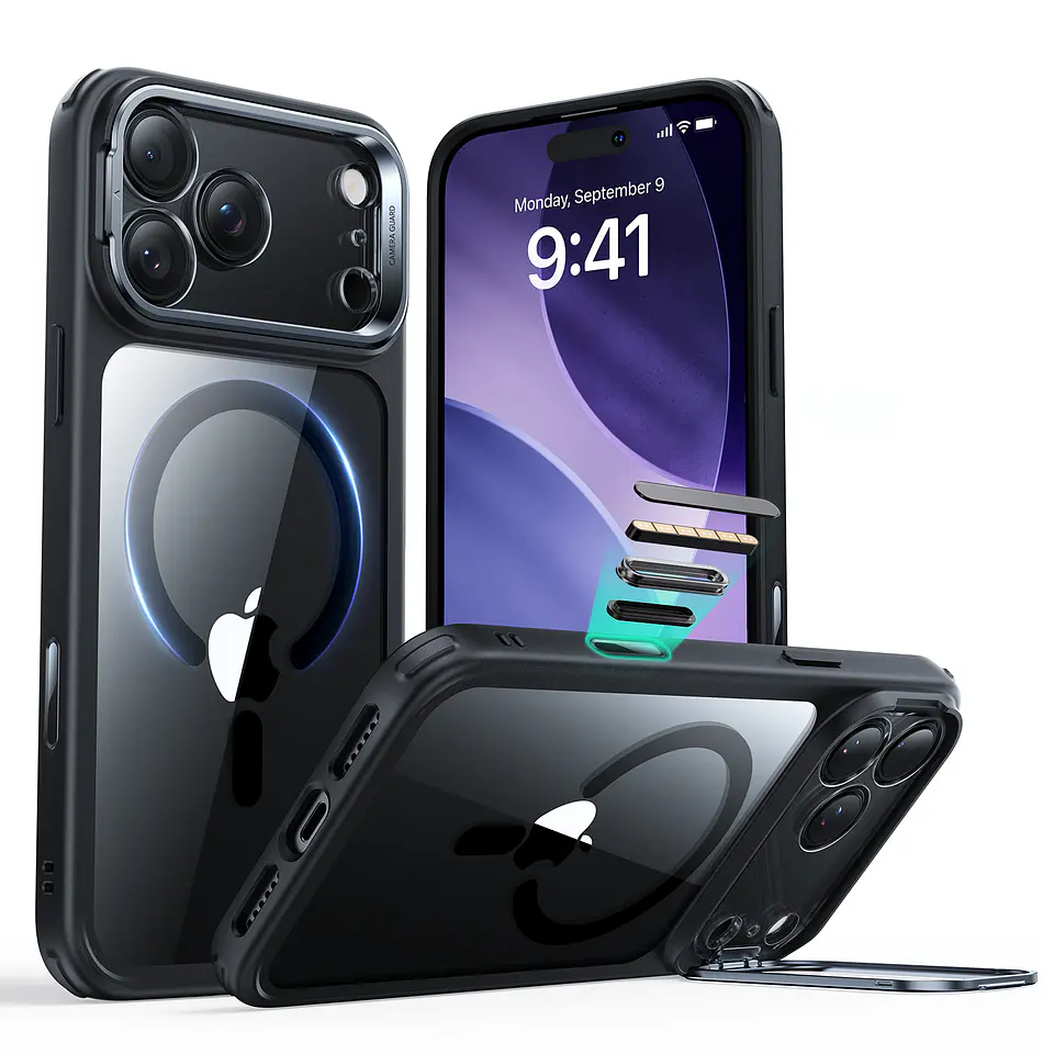 Carcasa ESR Para iPhone 17 / Air / Pro / Max Hybrid Stash Stand 11