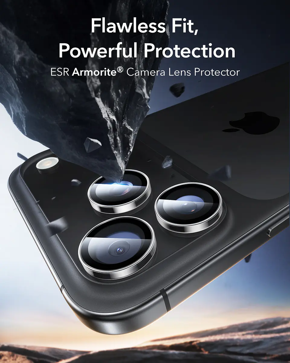 Protector Camara ESR Para iPhone 17 Pro / 16 Pro / 15 Pro / 14 Pro Max  3