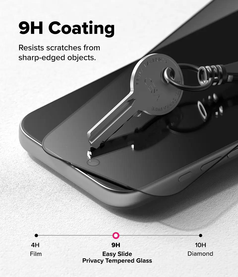 Lamina Pantalla Anti espía Ringke Para iPhone 17 / Pro / Pro Max (Pack 2) 5
