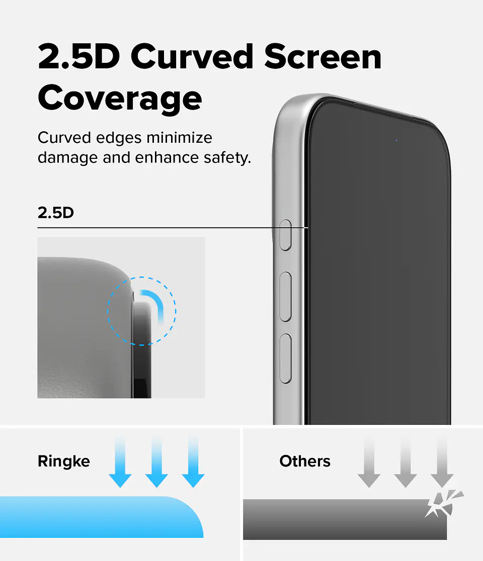 Lamina Pantalla Ringke Para iPhone 17 / Pro / Pro Max (Pack 2) 5