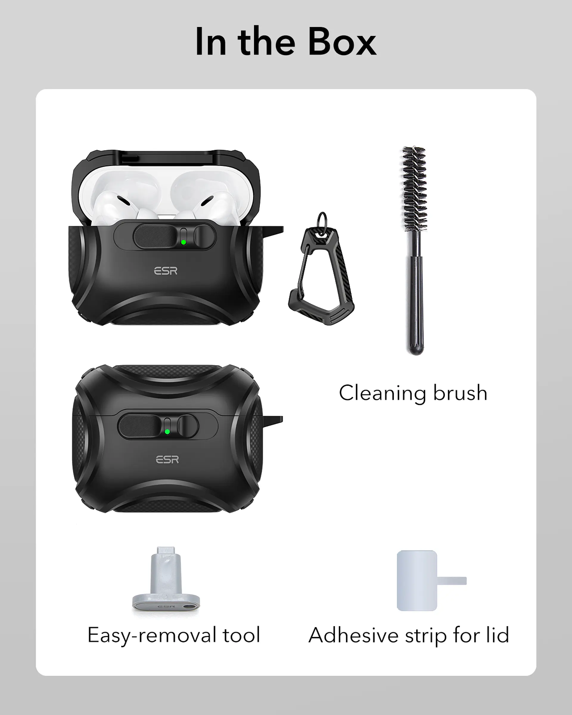 Carcasa Funda ESR Para AirPods Pro 3 Cyber FlickLock 3