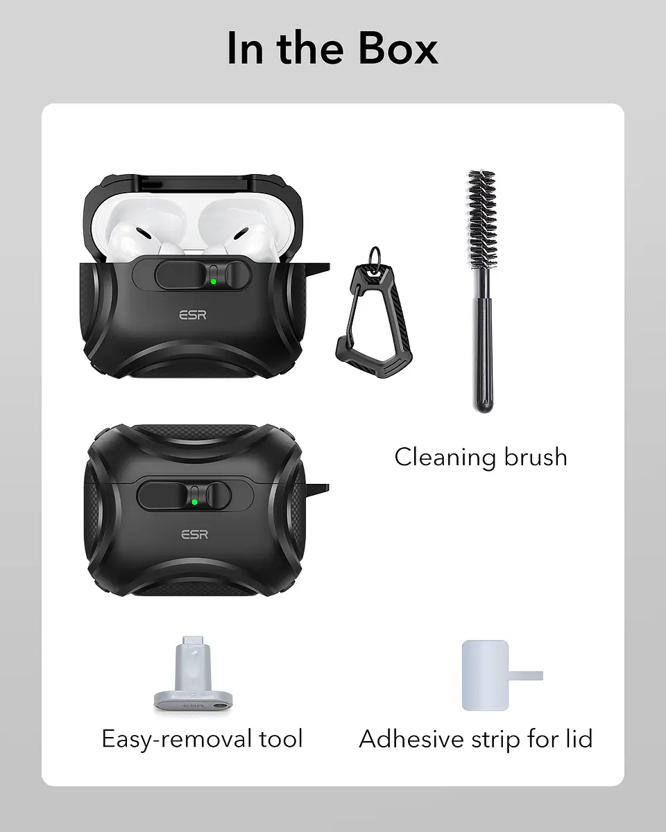 Carcasa Funda ESR Para AirPods Pro 3 Cyber FlickLock 3