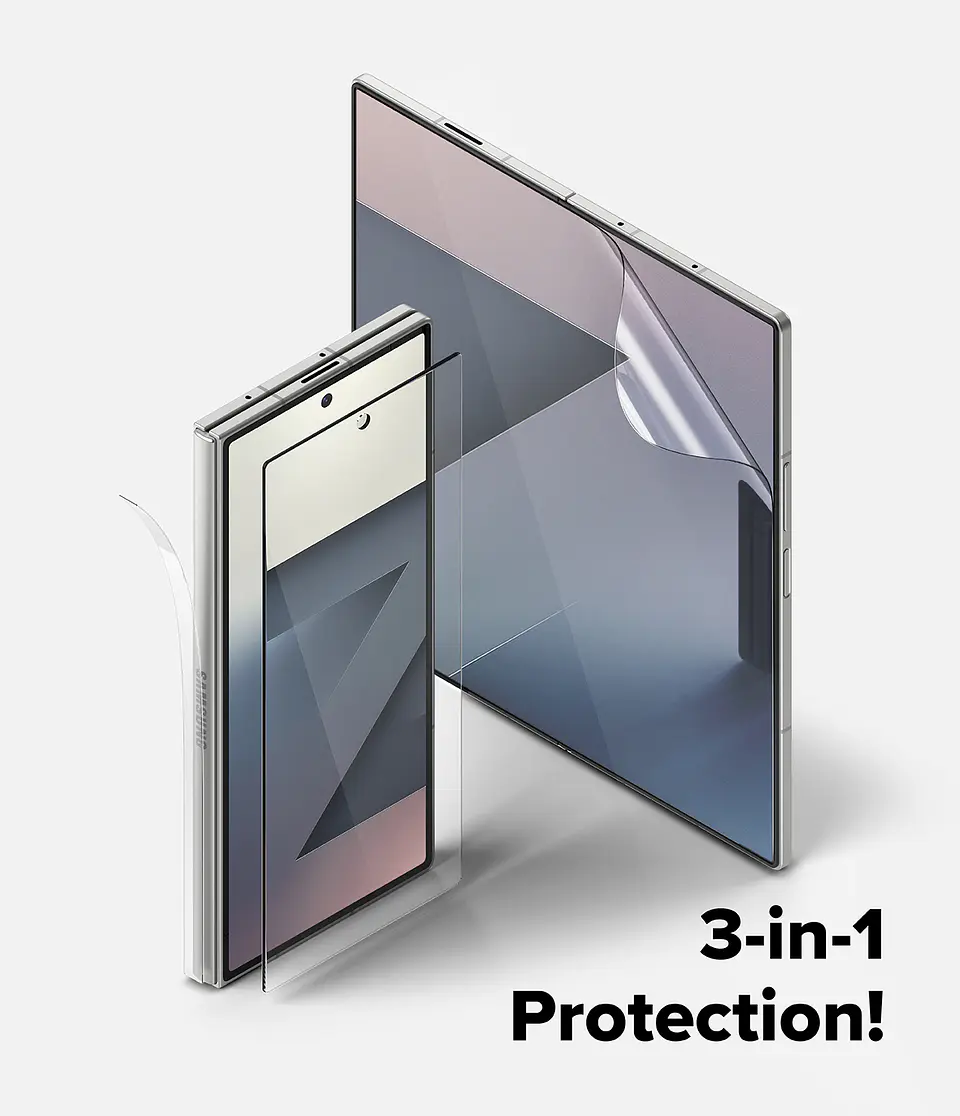 Lamina Protectora Ringke Para Galaxy Z Fold 7  3 en 1  7