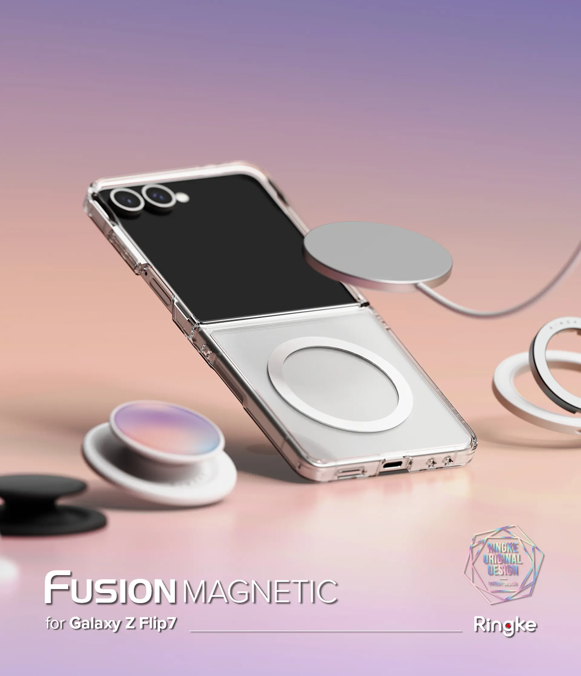 Carcasa Ringke Para Galaxy Z Flip 7 Fusion Magnetic 5