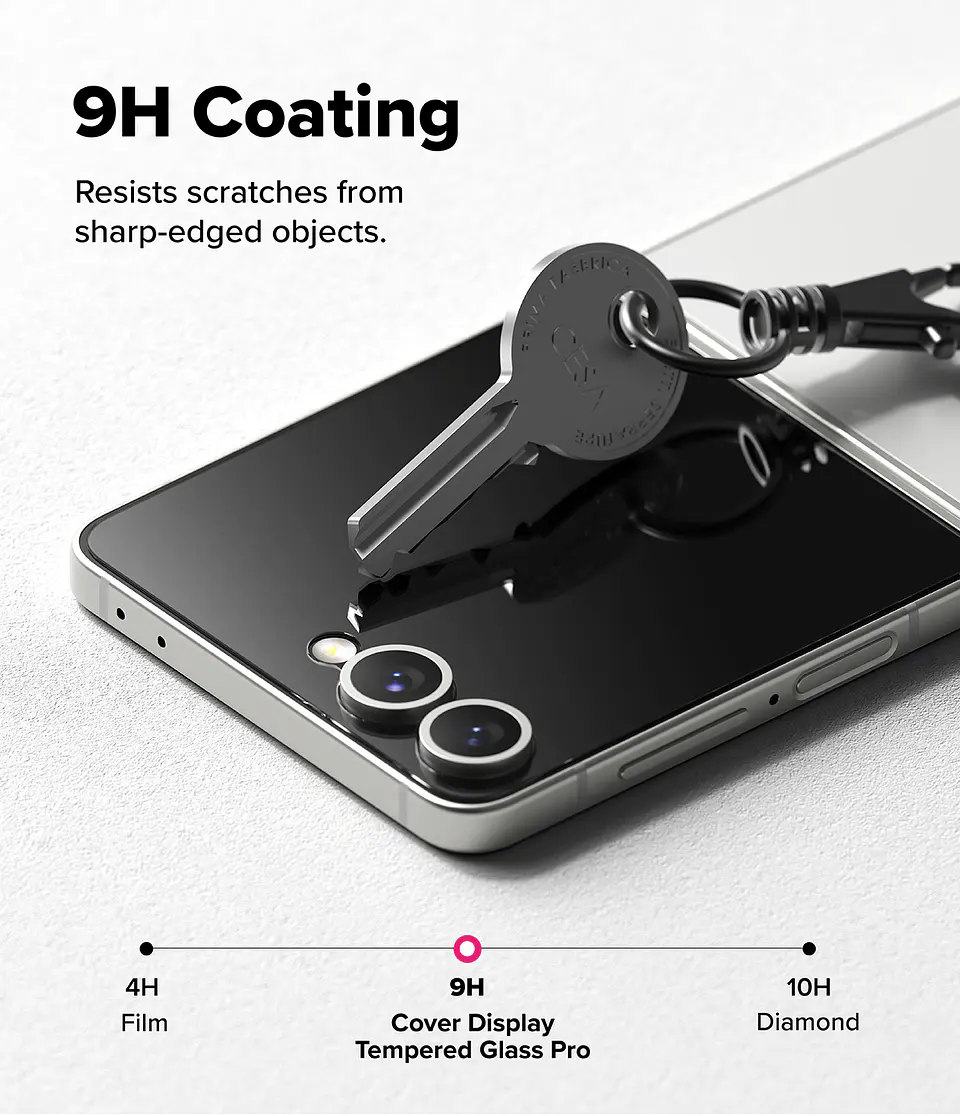 Lamina Protectora Ringke Para Galaxy Z Flip 7 (3 en 1)  6