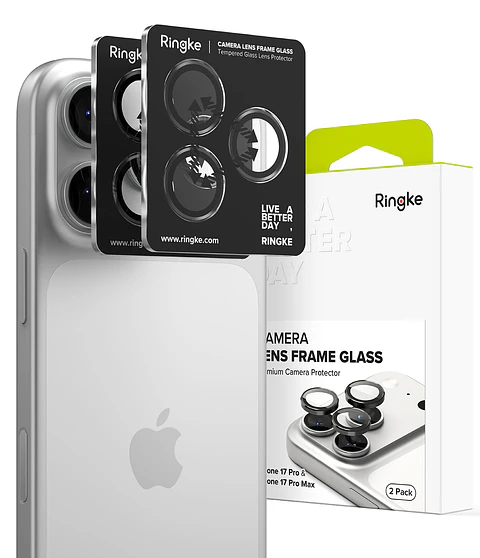Protector Cámara Ringke Para iPhone 17 Pro / 17 Pro Max (2 Pack)