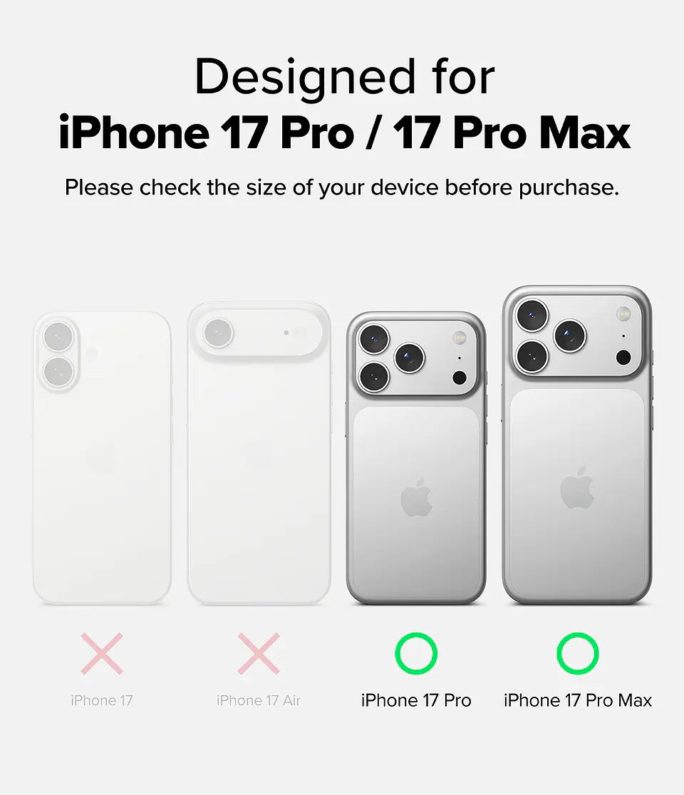 Protector Cámara Ringke Para iPhone 17 Pro / 17 Pro Max (2 Pack) 8