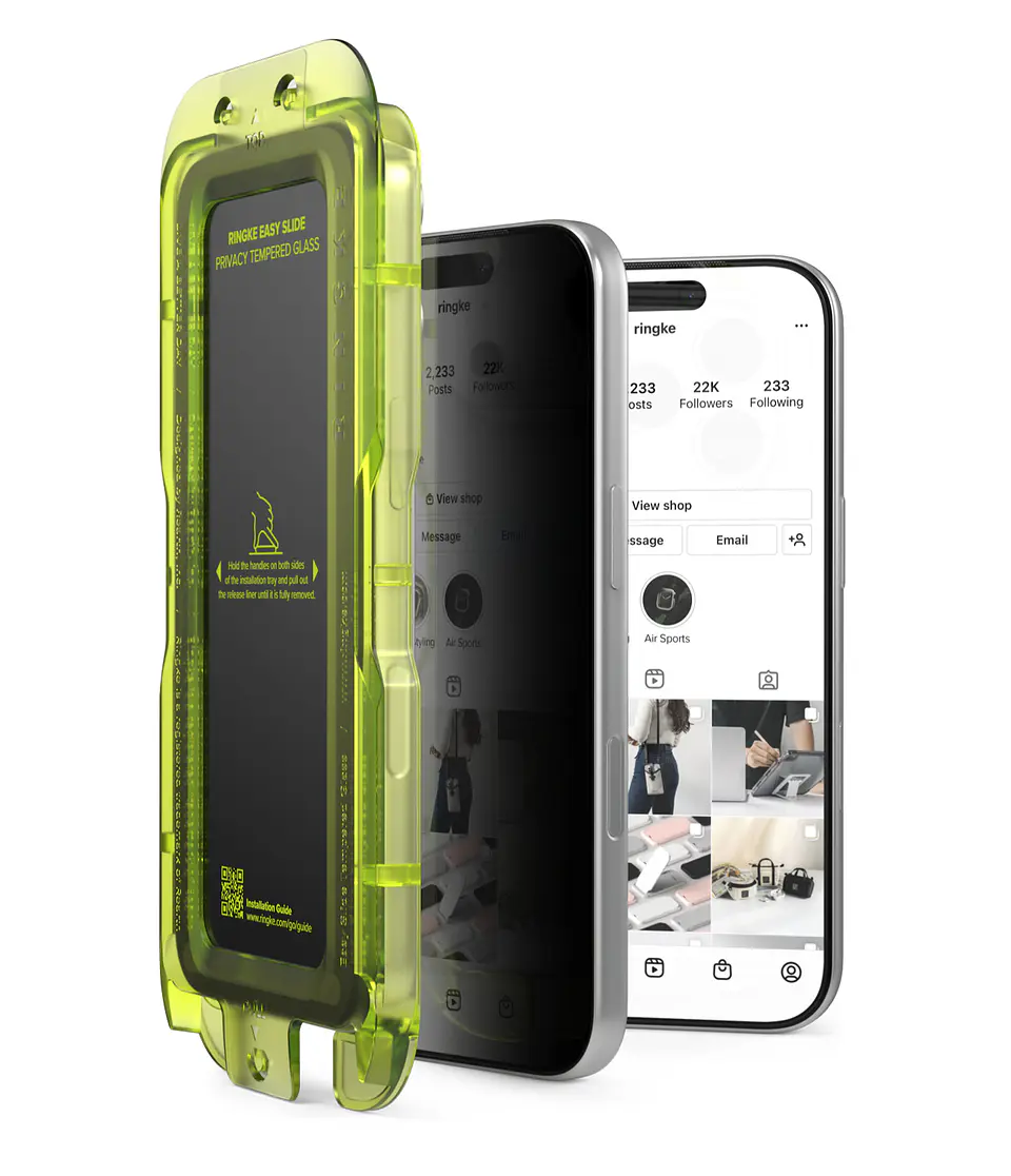 Lamina Pantalla Anti espía Ringke Para iPhone 17 / Pro / Pro Max (Pack 2) 1