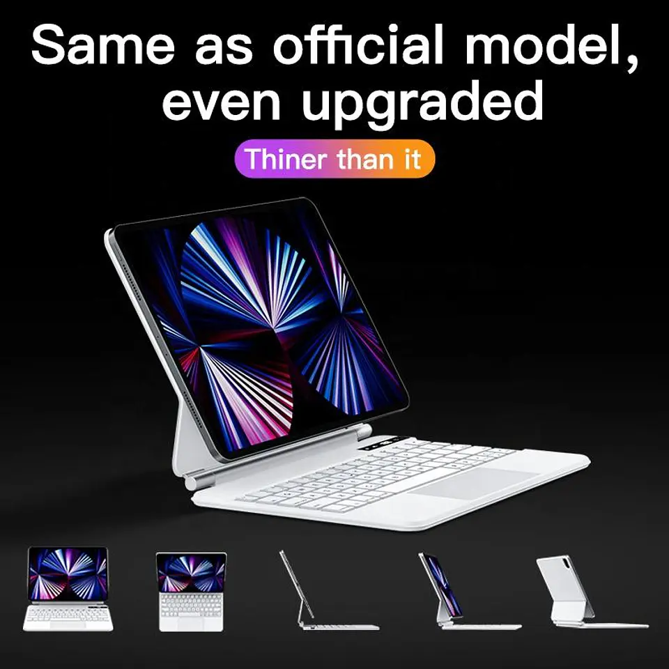 Funda Con Teclado Para iPad Magic Magnético Español 2