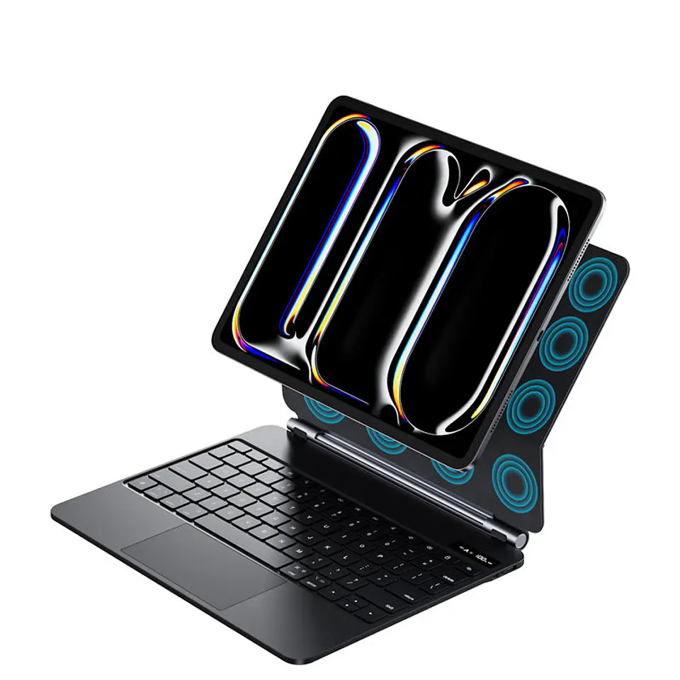Funda Con Teclado Para iPad Magic Magnético Español 1