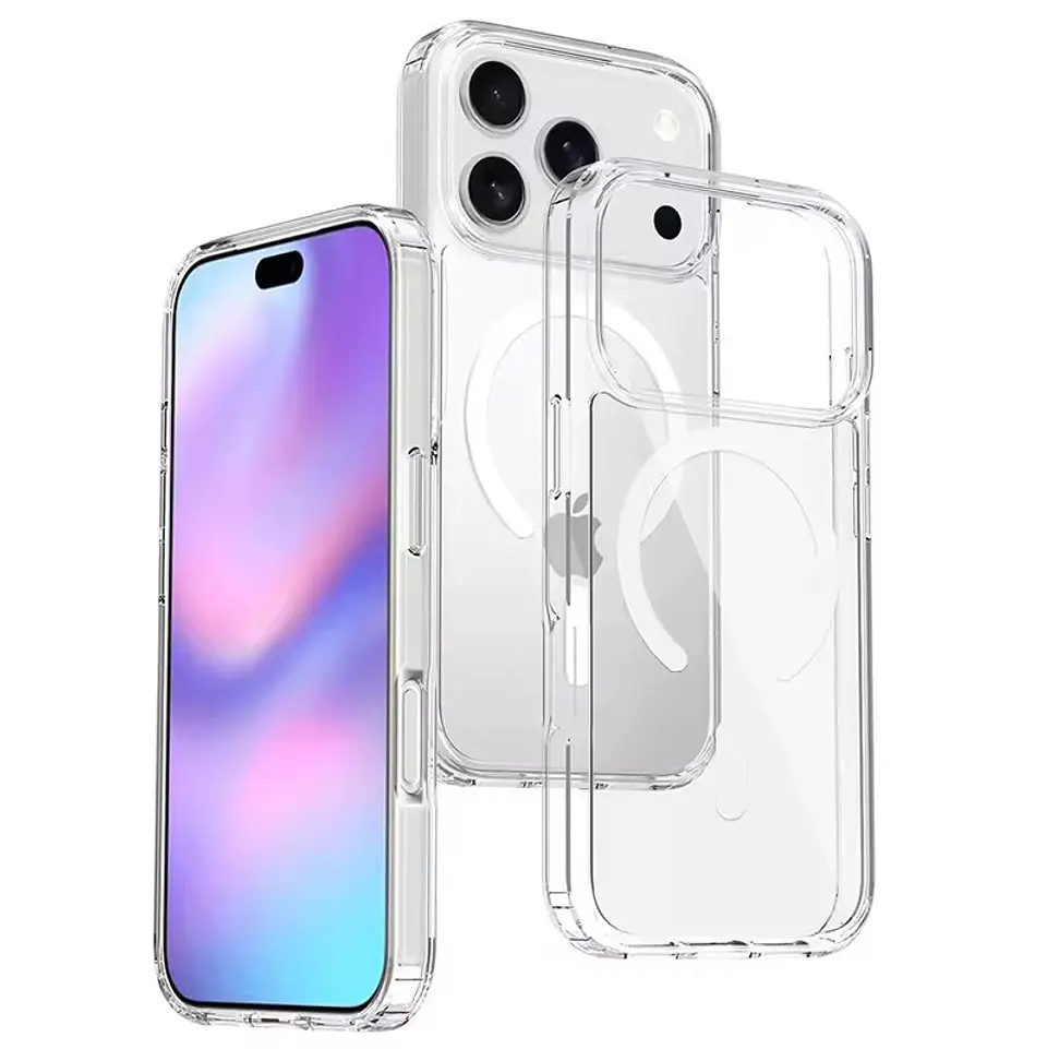 Carcasa Para iPhone 17 / Air / Pro Magnética Clear Hybrid 1