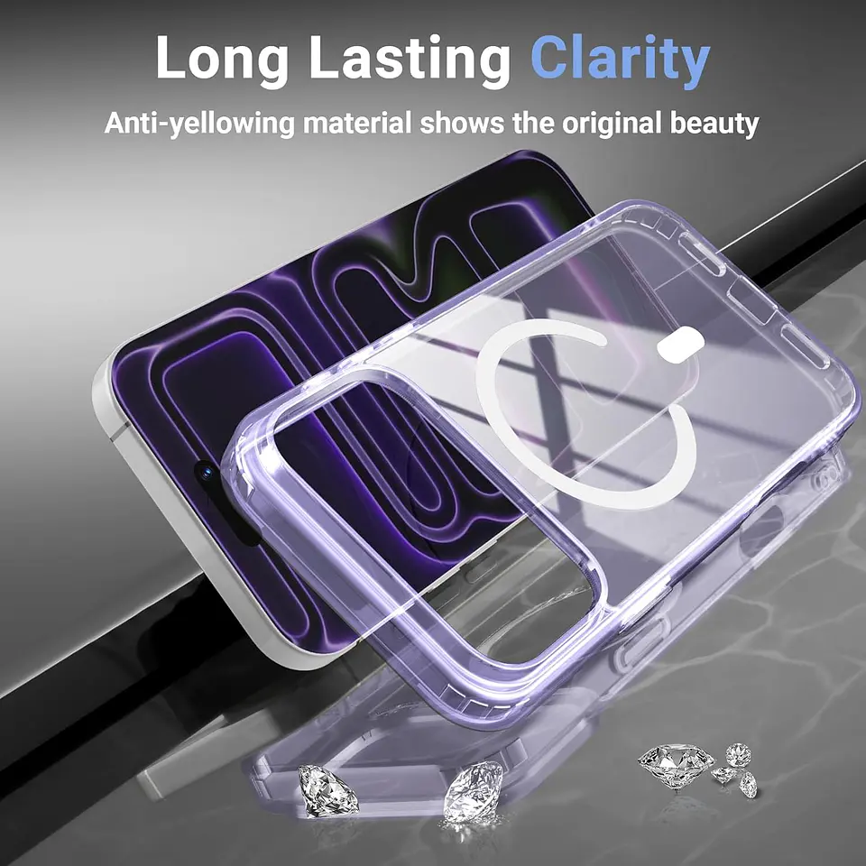 Carcasa Para iPhone 17 / Air / Pro Magnética Clear Hybrid 5