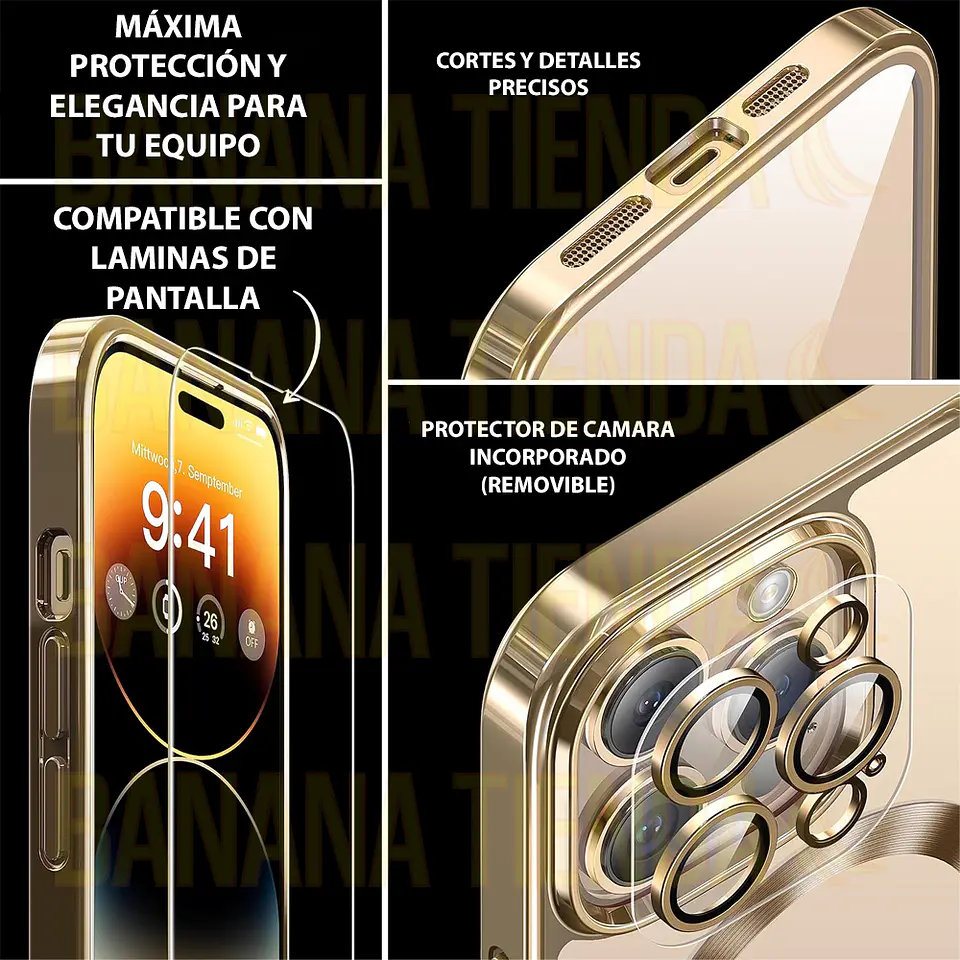 Carcasa Para iPhone 17 / 17 Pro / Pro Max Compatible Magsafe 3