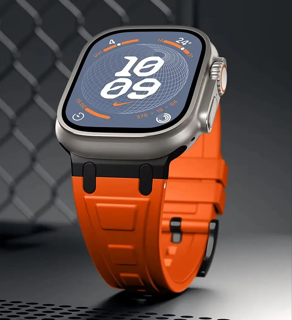 Correa Silicona Tough Armor Para Apple Watch 44/45/46/49mm 4