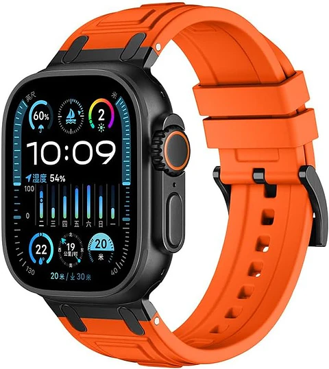 Correa Silicona Tough Armor Para Apple Watch 44/45/46/49mm