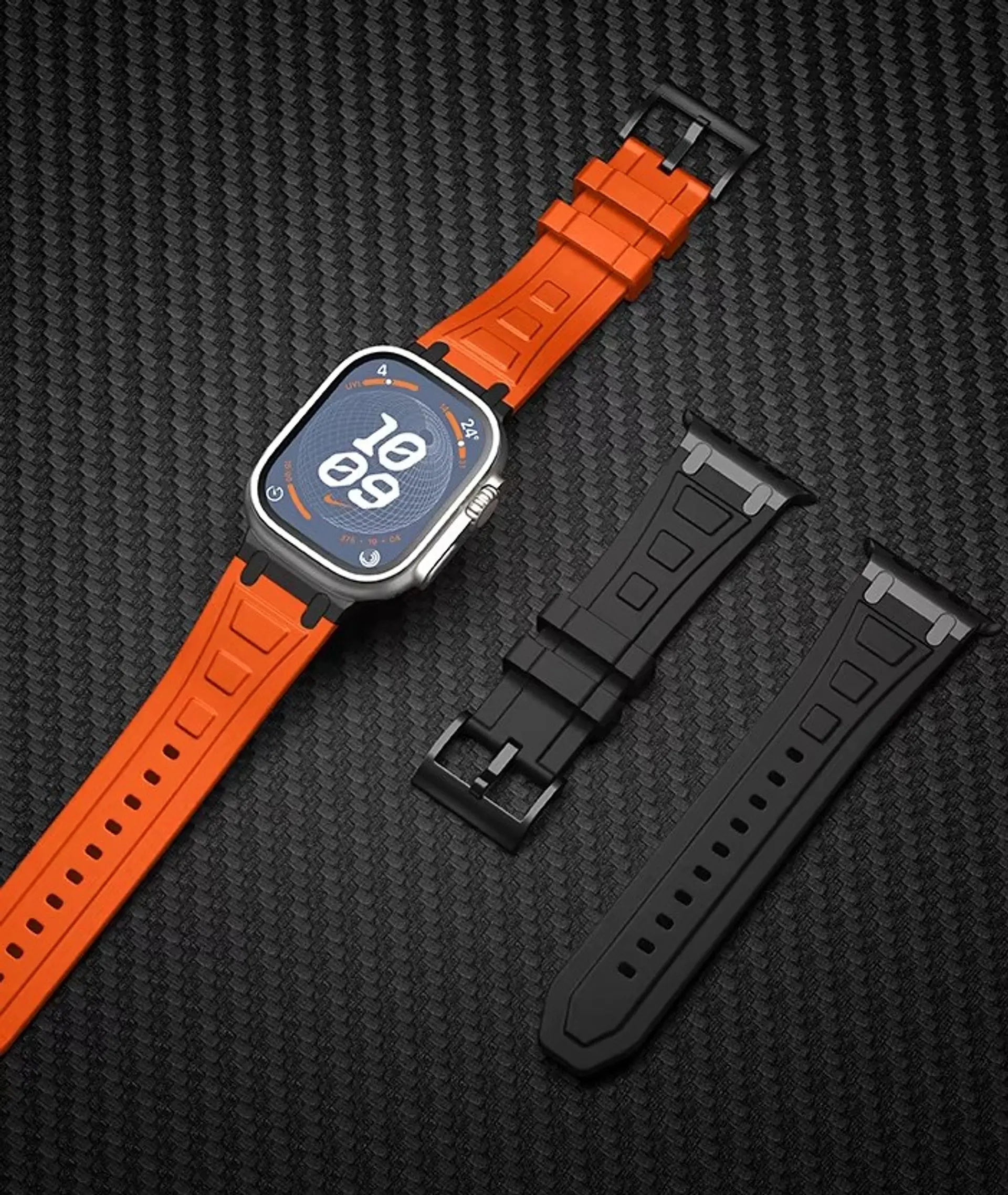 Correa Silicona Tough Armor Para Apple Watch 44/45/46/49mm 6