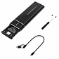 Cofre Externo USB 3.1 Tipo C Para SSD M.2 NVMe / SATA - Miniatura 1