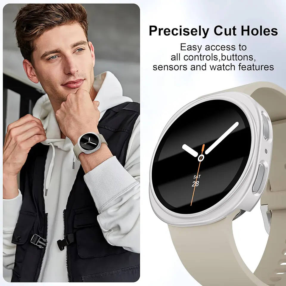 Protector Carcasa Para Galaxy Watch 8 (40 / 44 / 46mm)  6