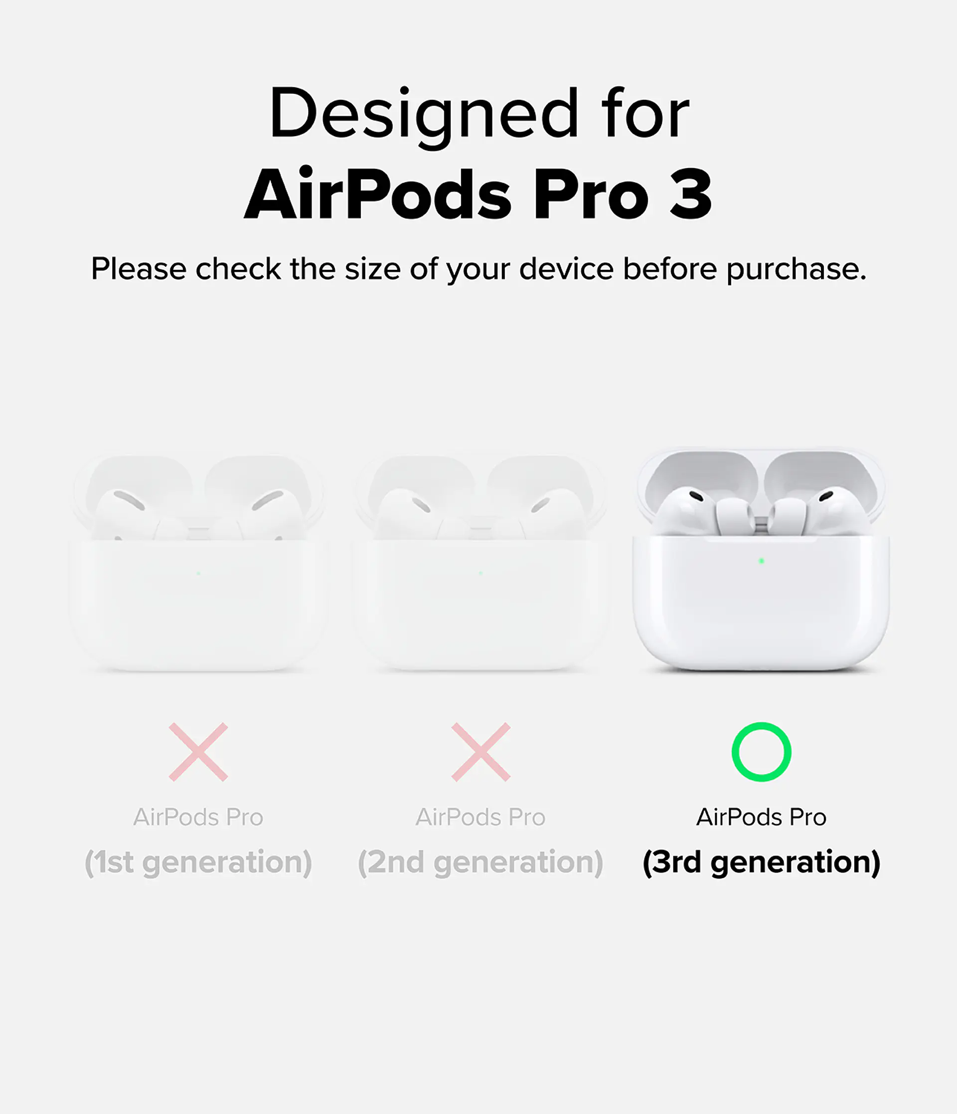 Carcasa Funda Ringke Para AirPods Pro 3 Air 2