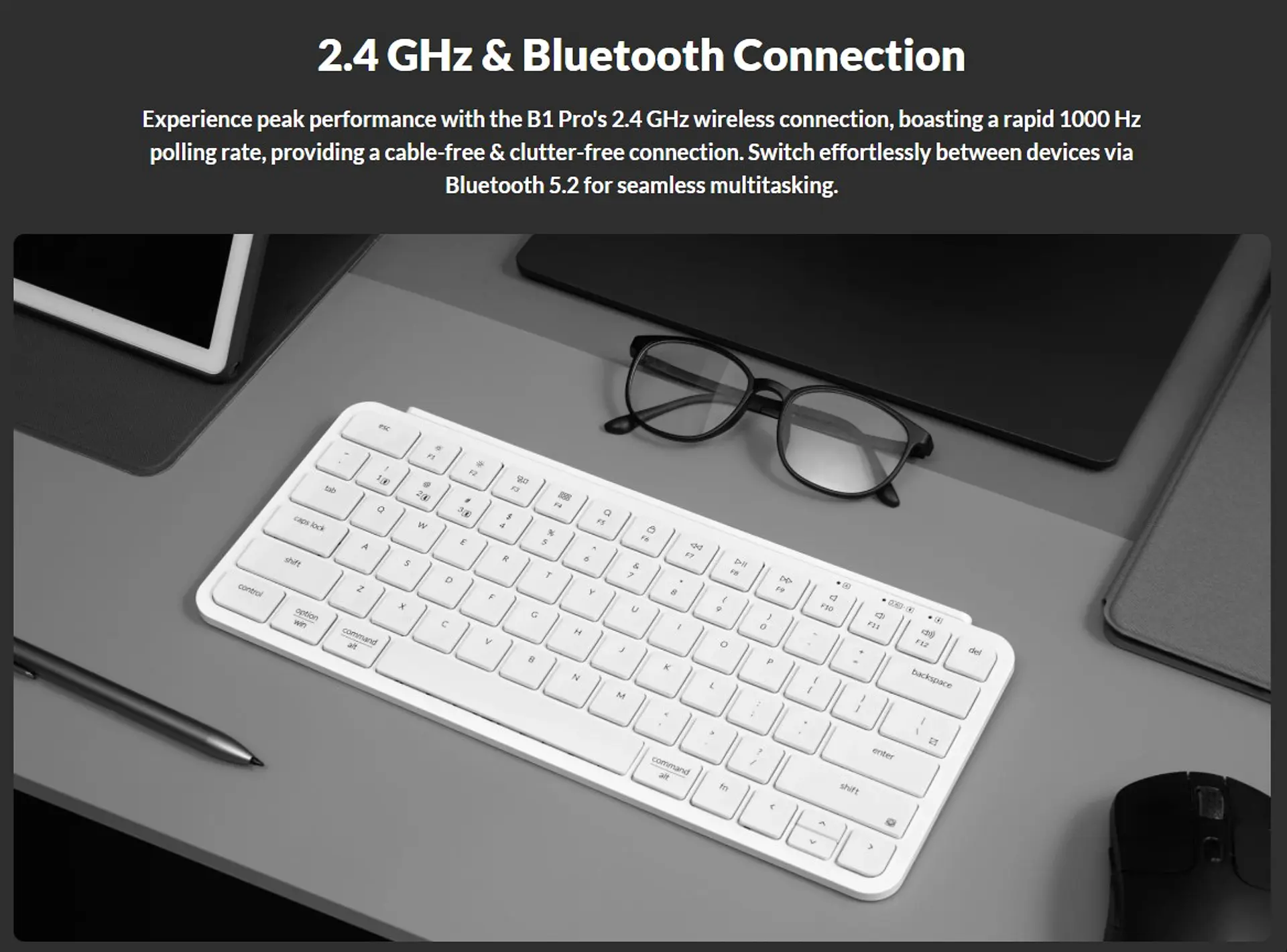 Teclado Inalámbrico Keychron B1 Pro Ultra Delgado Español  6