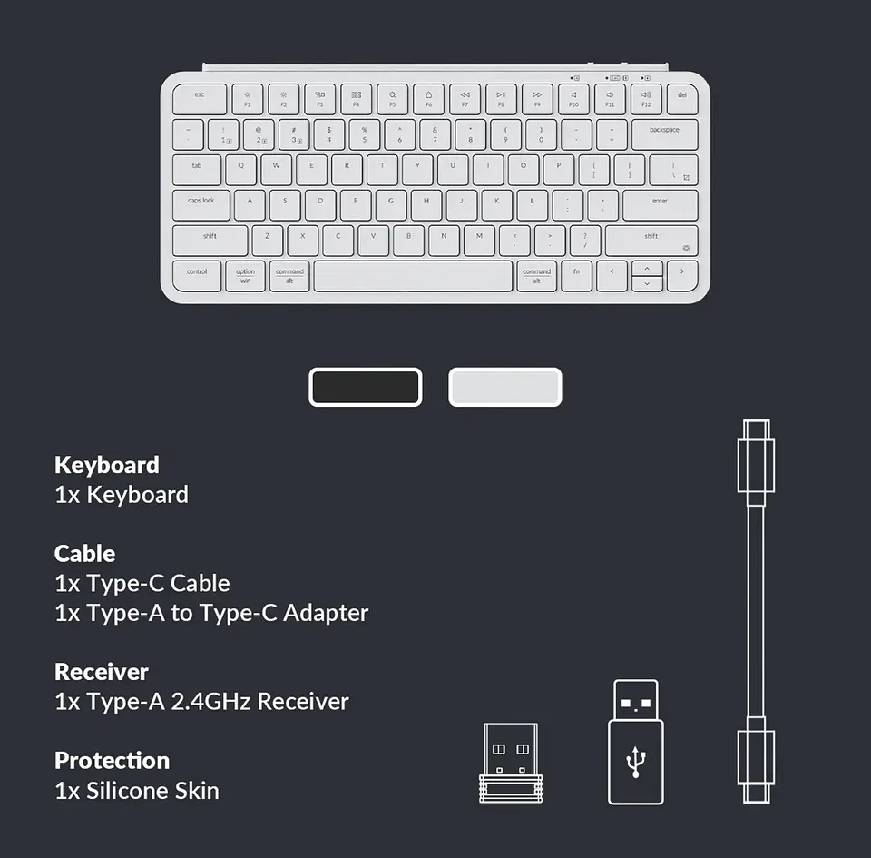 Teclado Gamer Inalámbrico Keychron B1 Pro Ultra Delgado Español  9