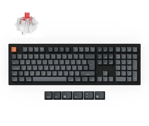 Teclado Gamer Inalámbrico Keychron K10 Max Español