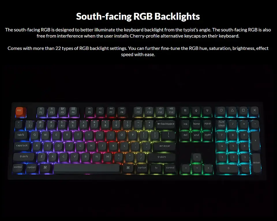 Teclado Gamer Inalámbrico Keychron K10 Max Español 9