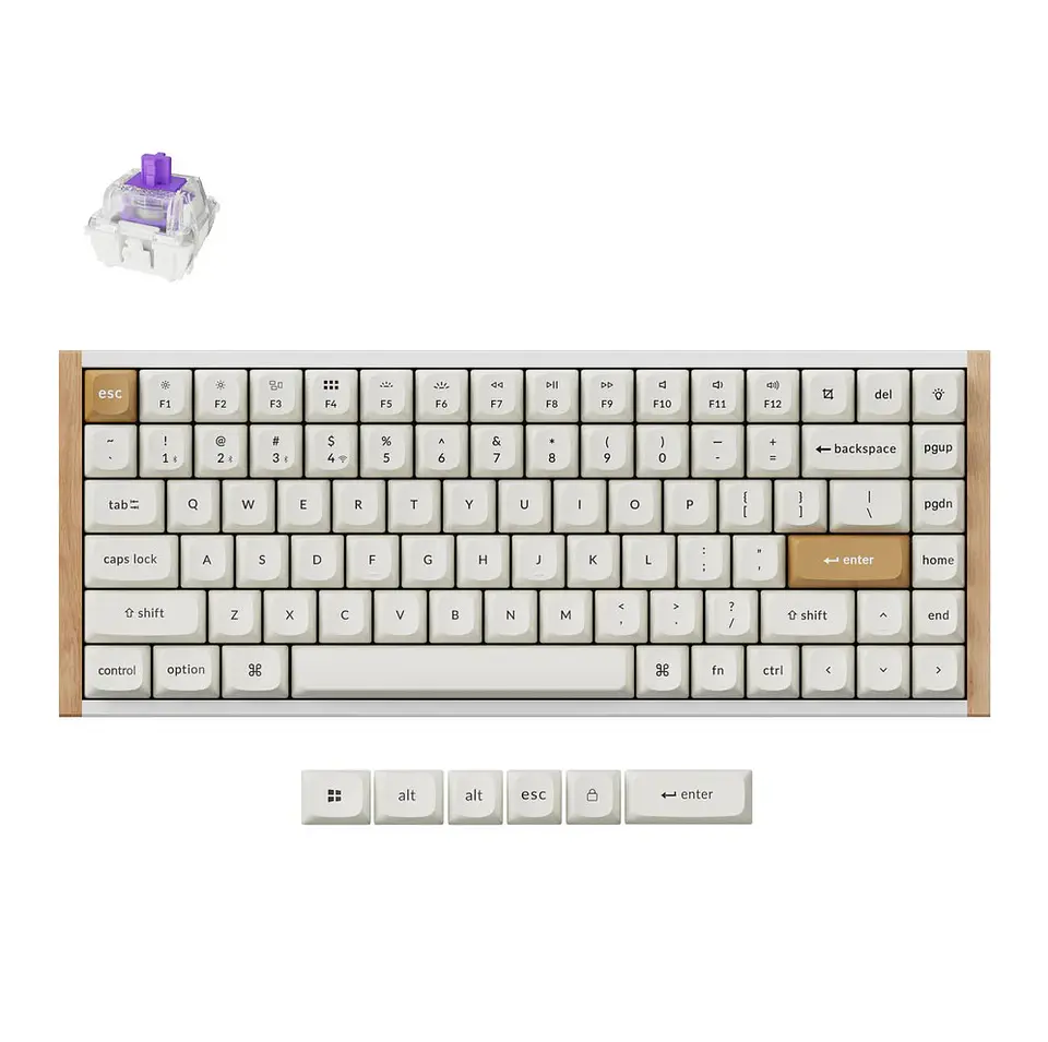 Teclado Mecánico Gamer Inalámbrico Keychron K2 HE 2