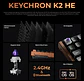 Teclado Mecánico Gamer Inalámbrico Keychron K2 HE - Miniatura 3