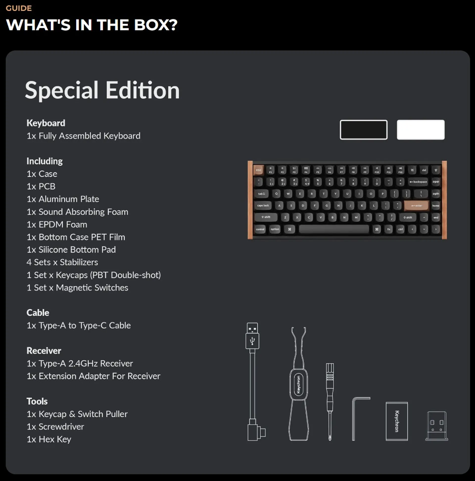 Teclado Keychron K2 HE Español Inalámbrico 12