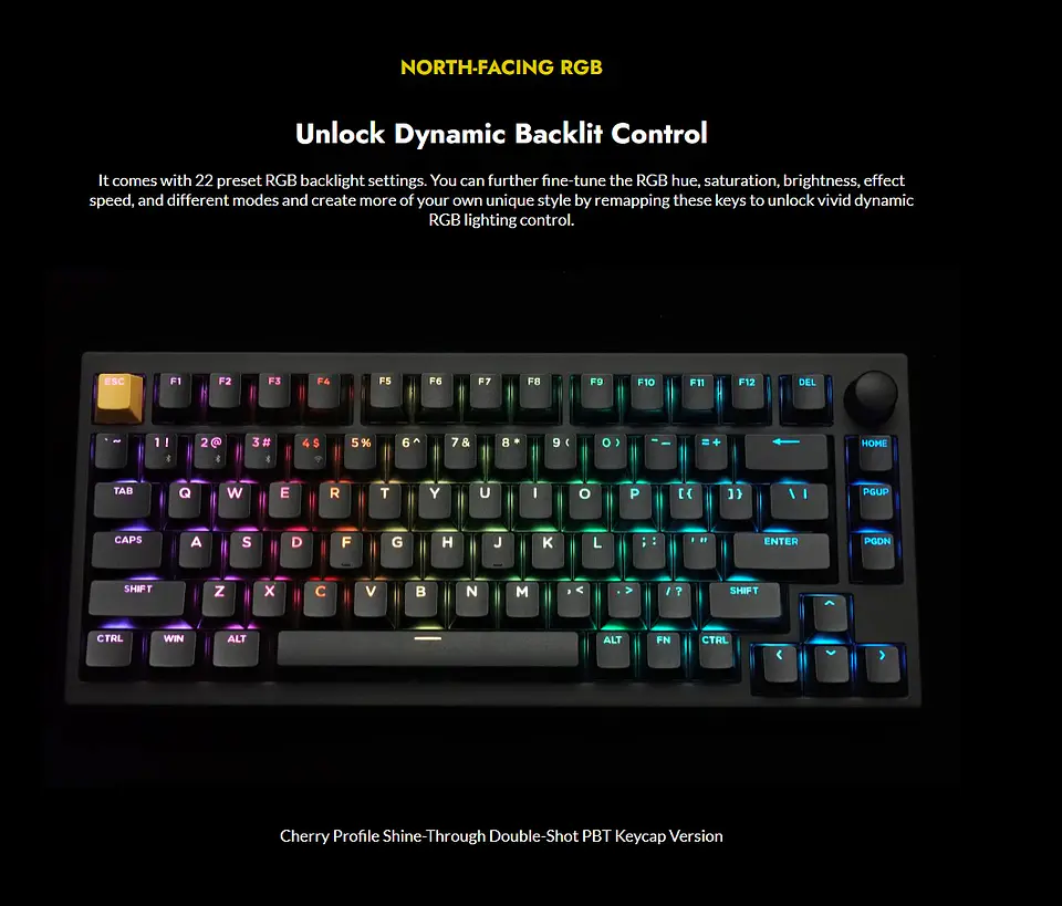 Teclado Gamer Inalámbrico Lemokey P1 HE 11