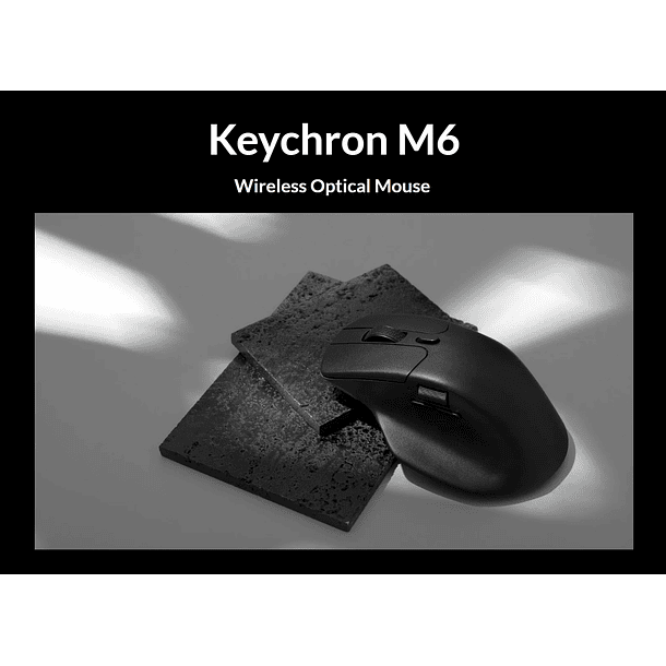 Mouse Inalámbrico Ergonómico Keychron M6 2.4ghz Bluetooth 2