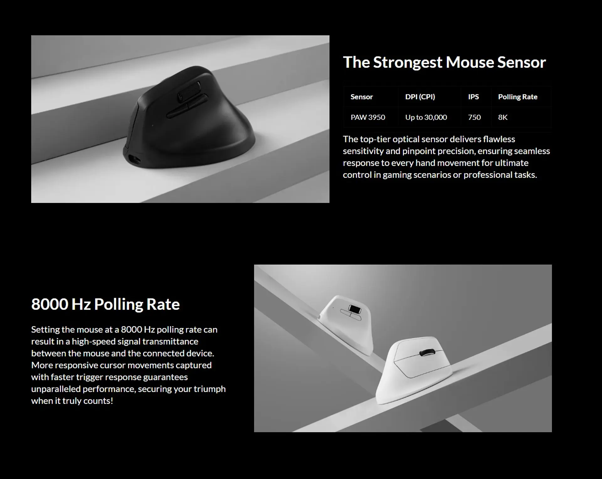 Mouse Ergonómico Inalámbrico Keychron M5 Vertical 2.4ghz Bluetooth 4