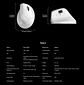 Mouse Ergonómico Inalámbrico Keychron M5 Vertical 2.4ghz Bluetooth - Miniatura 10