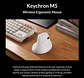 Mouse Ergonómico Inalámbrico Keychron M5 Vertical 2.4ghz Bluetooth - Miniatura 2