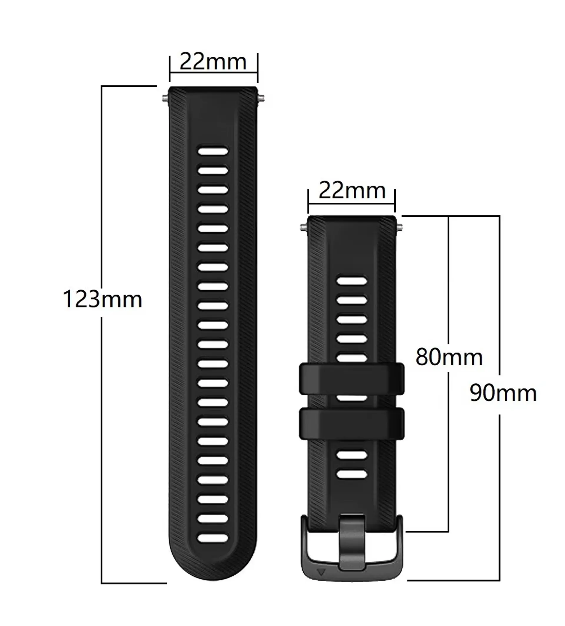 Correa Para Garmin Forerunner 965 955 945 935 745 22mm 5