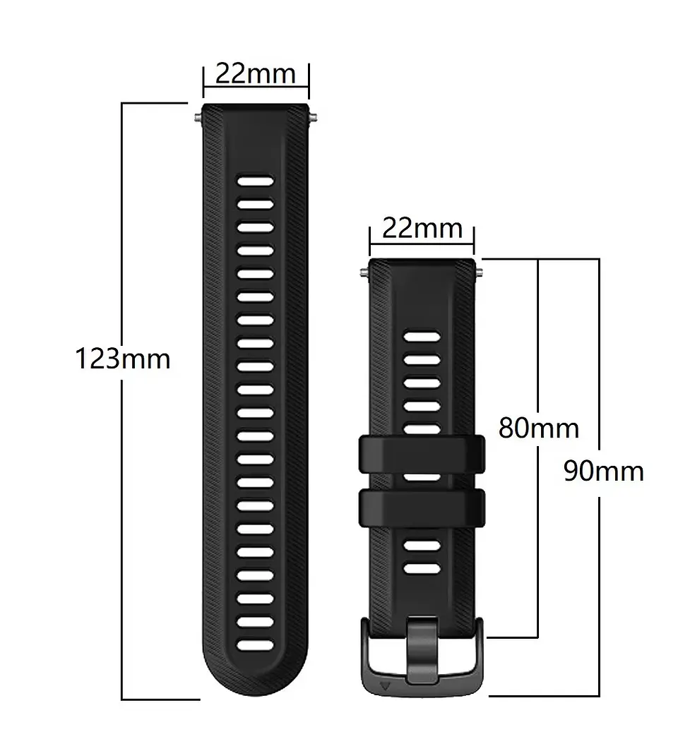 Correa Para Garmin Forerunner 965 955 945 935 745 22mm 5