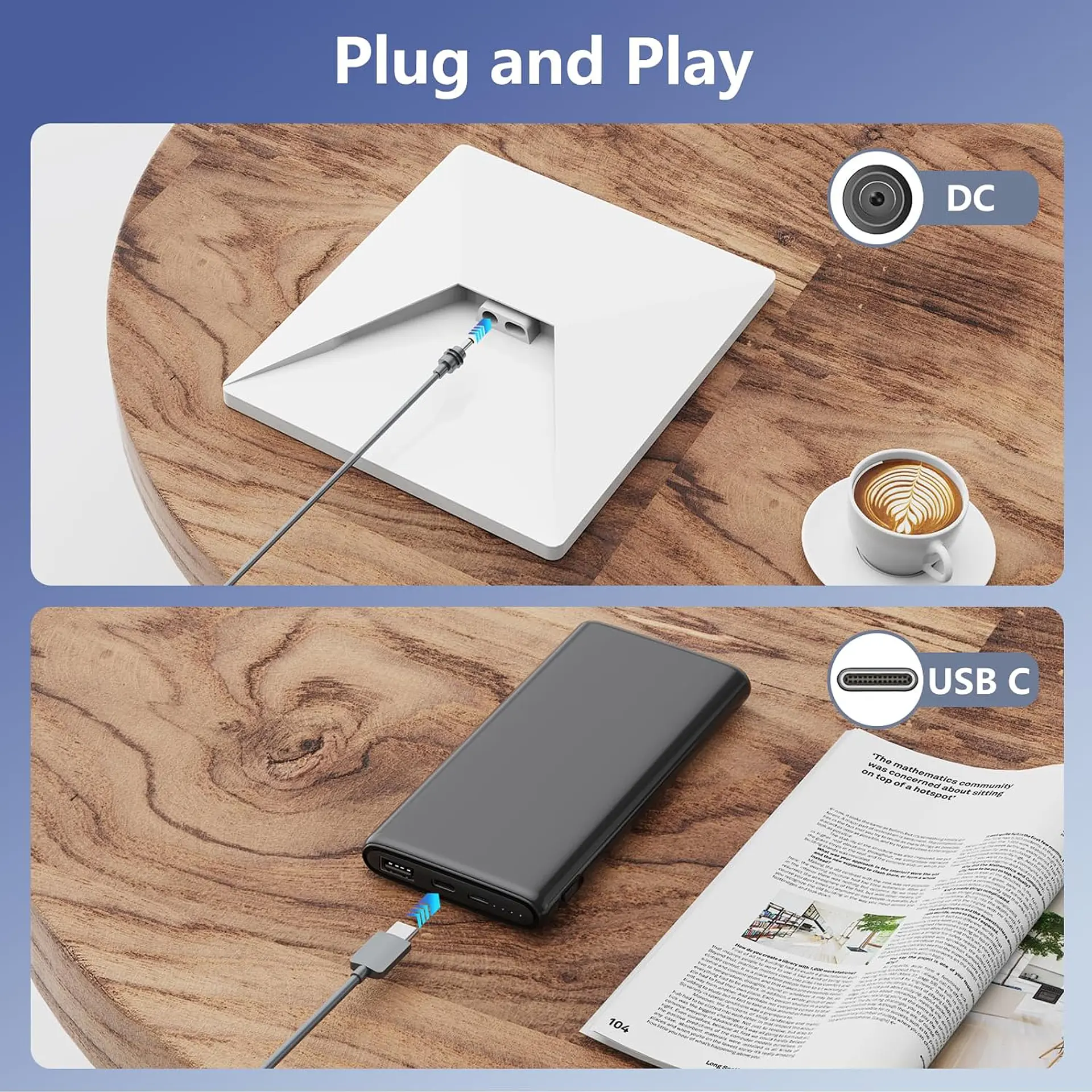 Cable de Carga Para Starlink Mini USB-C 5 M 6