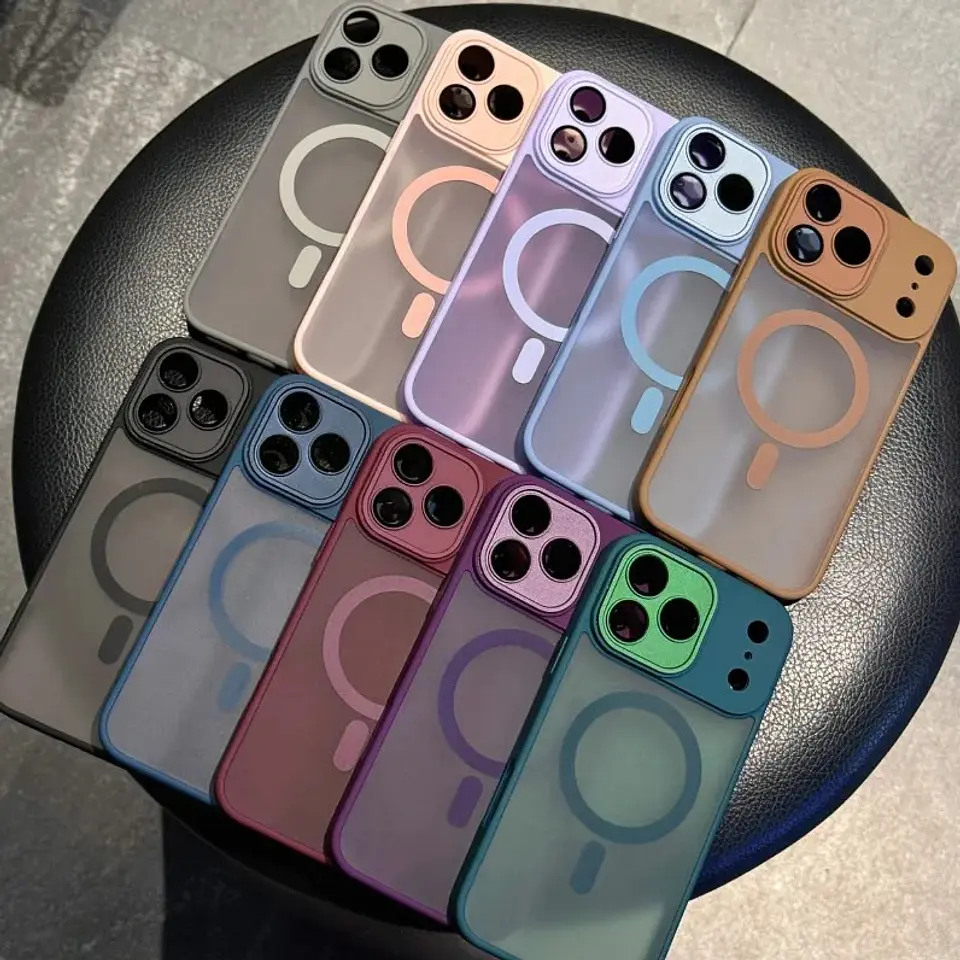 Carcasa Mate Para iPhone 17 / 17 Pro / 17 Pro Max Magnéticas 7